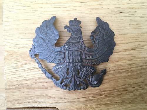 Prussian Pickelhaube Plate