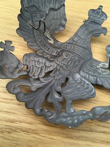 Prussian Pickelhaube Plate