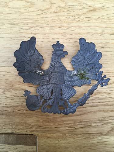 Prussian Pickelhaube Plate