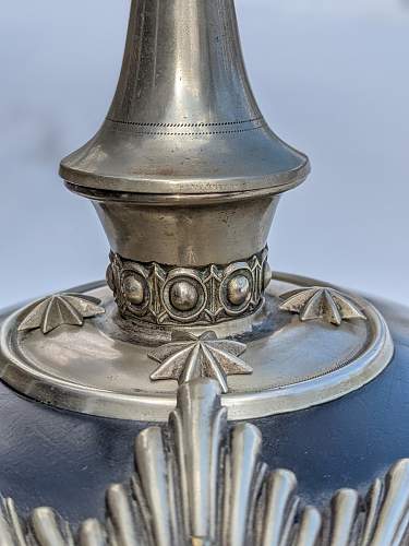 Saxon IR100 Officer M1895 Pickelhaube