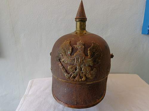 Curassiers Helmet Prussia WW1 - relic state - Original????