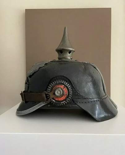 Pickelhaube real or fake? Seller wants 500 euros.