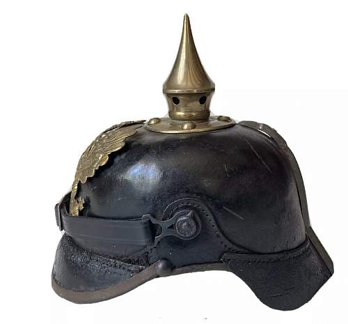 1915 Imperial Pickelhaube. Is it the real deal.