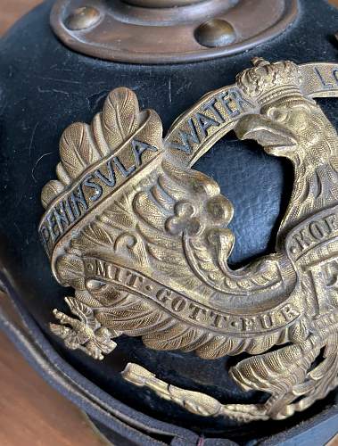 Hannover pickelhaube Zierat