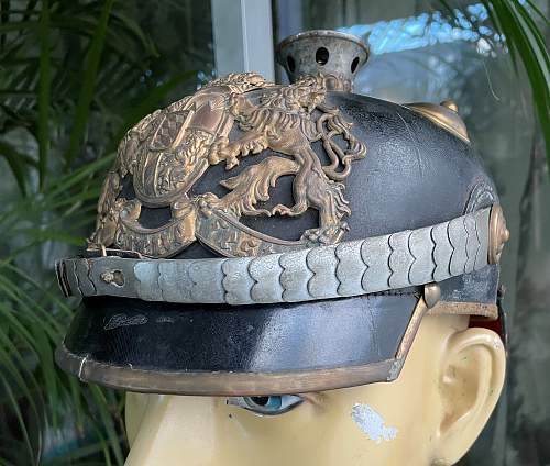 NCO Pickelhaube Bayern.