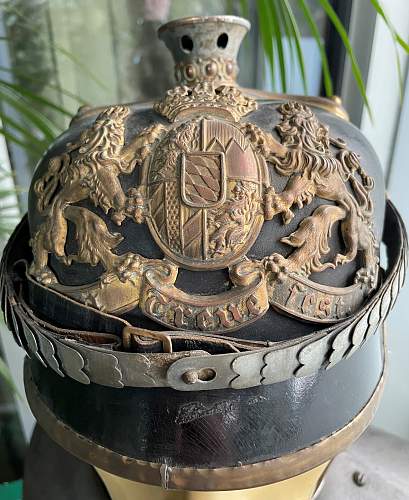 NCO Pickelhaube Bayern.