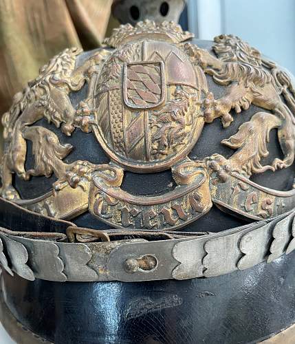 NCO Pickelhaube Bayern.