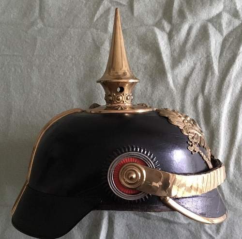 Going to acquire this one, A Pickelhaube too good to be true?