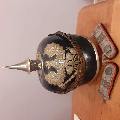 Prussian Pioneer Officer's Pickelhaube