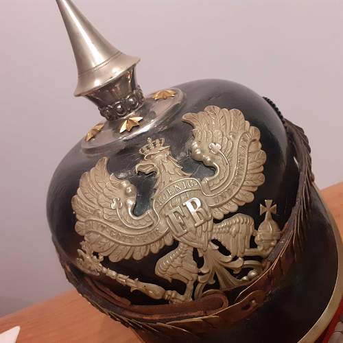 Prussian Pioneer Officer's Pickelhaube