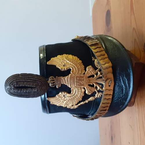 1895 Prussian Jager Officer Shako with Parade Plume