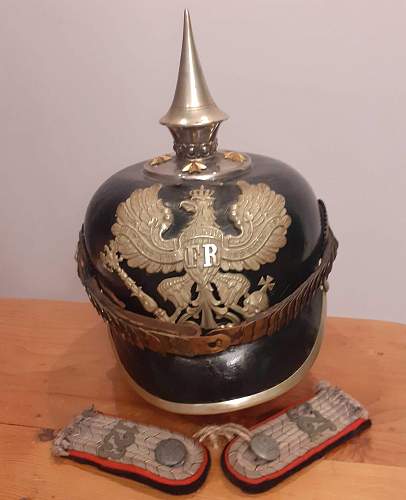 Prussian Pioneer Officer's Pickelhaube