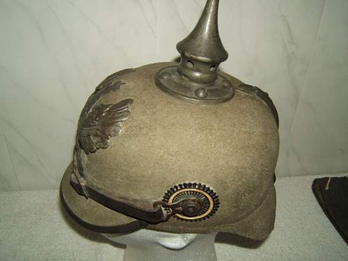 Ersatz Pickelhaube - grey M15