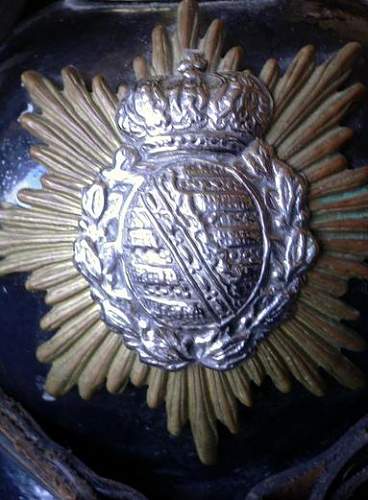 Saxony tin pickelhaube opinions needed please