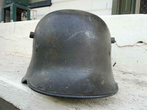 WW1 German Helmet and belt