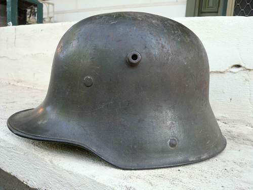 WW1 German Helmet and belt