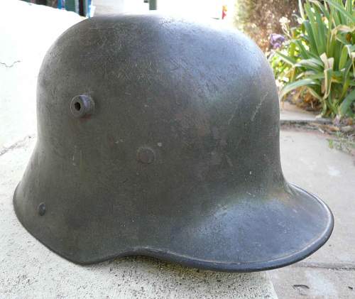 WW1 German Helmet and belt