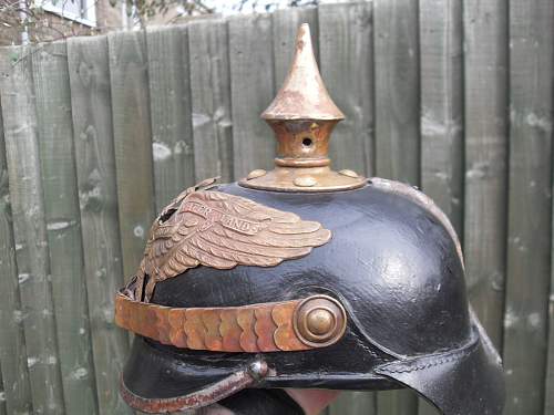 Help with pickelhaube