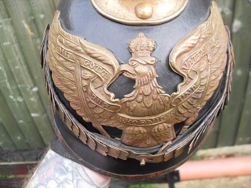 Help with pickelhaube