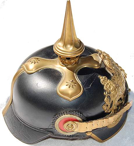 Bavarian Officer's Pickelhaube - My first Spiked Helmet