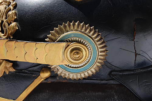 Bavarian Officer's Pickelhaube - My first Spiked Helmet