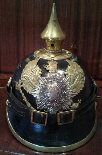 Pickelhaube plate identification