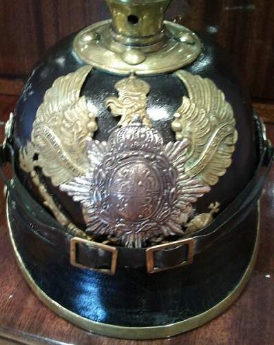 Pickelhaube plate identification