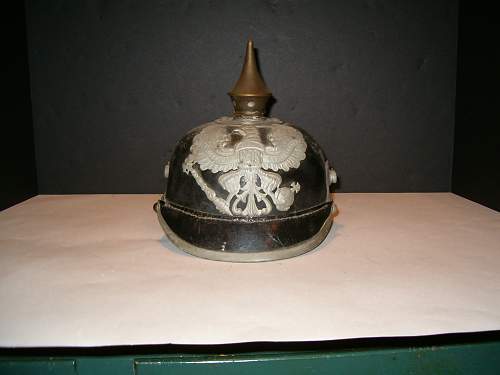 WWI Pickelhaube Need Help!