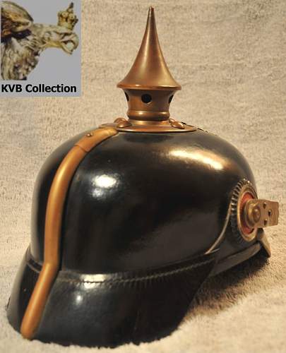 A Bavarian M95 pickelhaube