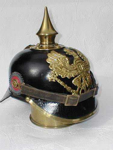 A Bavarian M95 pickelhaube