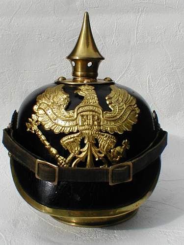 A Bavarian M95 pickelhaube