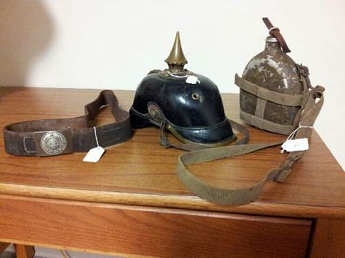 First Pickelhaube/ Estate sale finds