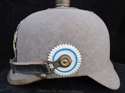 Bavarian Felt Ersatz Pickelhaube