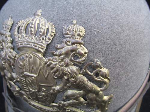 Bavarian Felt Ersatz Pickelhaube