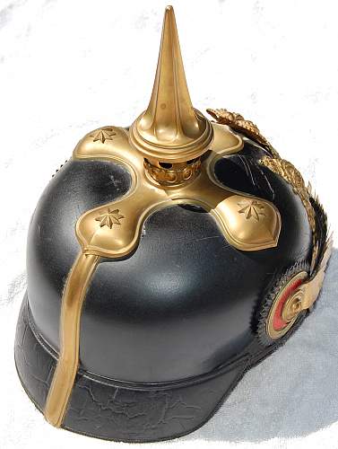 Bavarian Felt Ersatz Pickelhaube