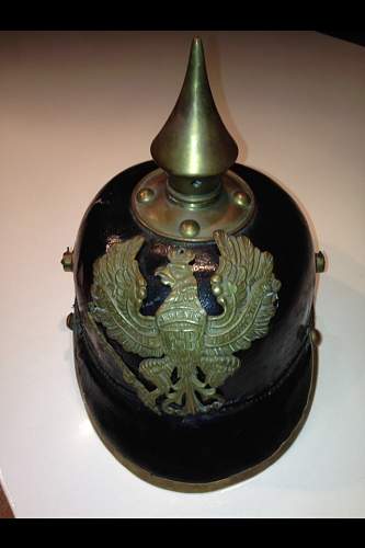 Is this an authentic Pickelhaube?