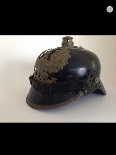 Are these Pickelhaube helmets authentic?