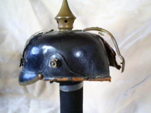 Prussian 1895 other ranks Pickelhaube (A restoration)