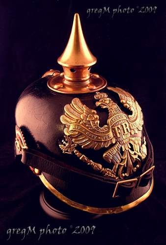 WW1 Curraiser Pickelhaube/repro