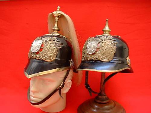Cavalry Helmet/Pickelhaube Identification for Restauration
