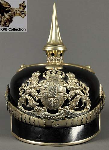 Pickelhaube M1886/1914 Bayern Schwere Reiter