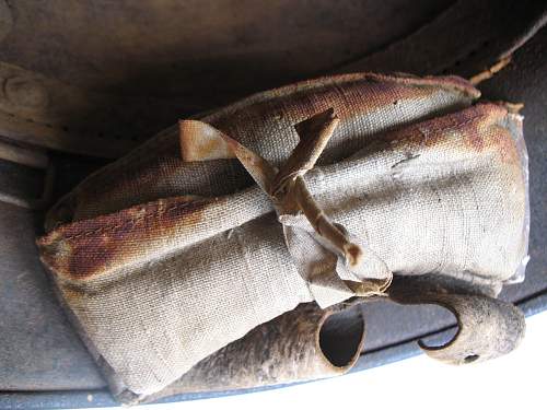 Battle Damaged Camo Helmet