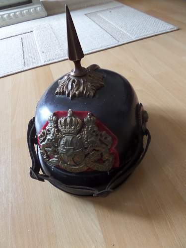 Metal German helmet