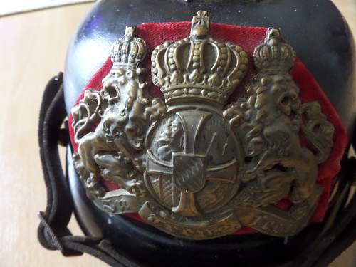 Metal German helmet