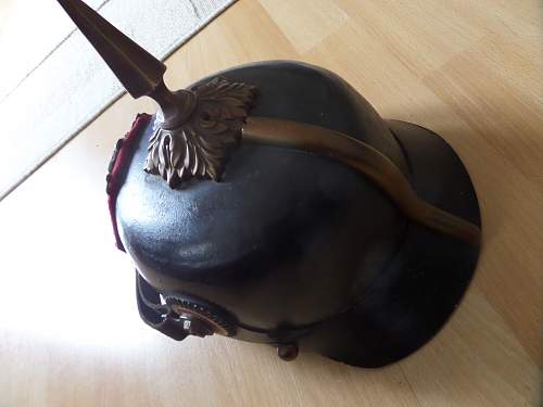 Metal German helmet