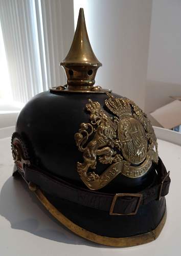 Thoughts on this pickelhaube? Bavarian I believe