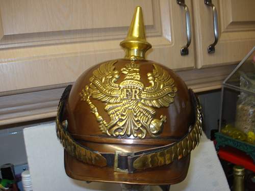 WW1 Curraiser Pickelhaube/repro