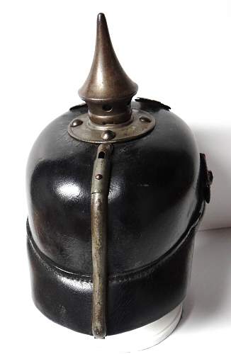 WWI German Prussian Infantry Enlisted M1915 Pickelhaube