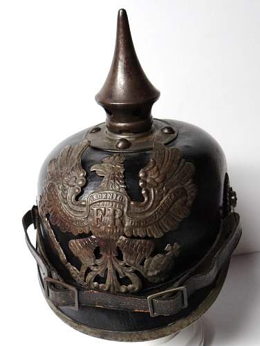 WWI German Prussian Infantry Enlisted M1915 Pickelhaube