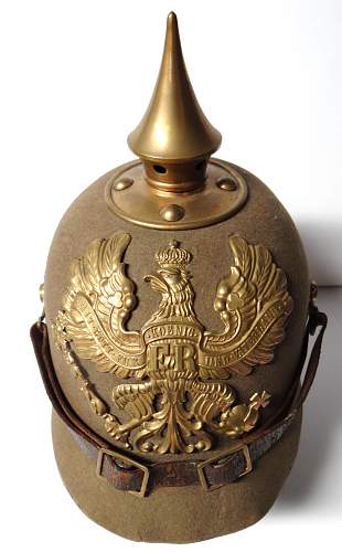 Ersatz model 1895 infantry pickelhaube - any thoughts?